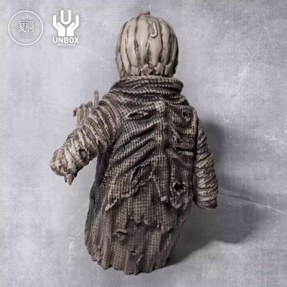 Figura Vinilo Sofubi Sam Heimer Ghost Of Halloween Edición Hueso H12 pulgadas Unbox Foto 3 de 4