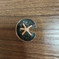 Lily Pad Enamel Pin Lilypad Brooch Cute Floral Frog Love Garden Pond Backpack