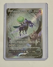 shadow rider calyrex v pokemon card value Shadow Rider CALYREX V SWSH131 Black Star Promo Pokemon Card Near Mint REGULAR