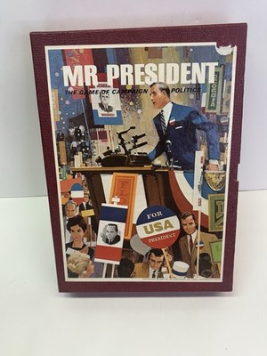 Mr. President 3M Game 1967 Vintage Bookshelf Edition Complete - Debate Politics
