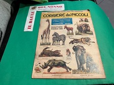 CORRIERE DEI PICCOLI 46 del 1963 CALCIATORI BOLOGNA ROMA ANIMALI FUORISERIE LR50
