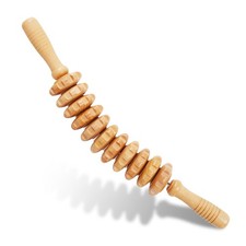Liitrton Wood Therapy Fasci Massage Tools, Curved Wooden 11 Roller,