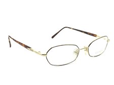 ESCADA E248 Women's Tortoise Designer Oval Eyeglasses Frames 52-18 135 Japan NEW