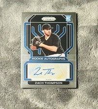 Zach Thompson 2022 Prizm Rookie Autographs Chrome Base Auto