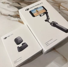 DJI Osmo Mobile 8 Vlog Combo + DJI Mic Mini Transmitter–Infinity Black_Tracking