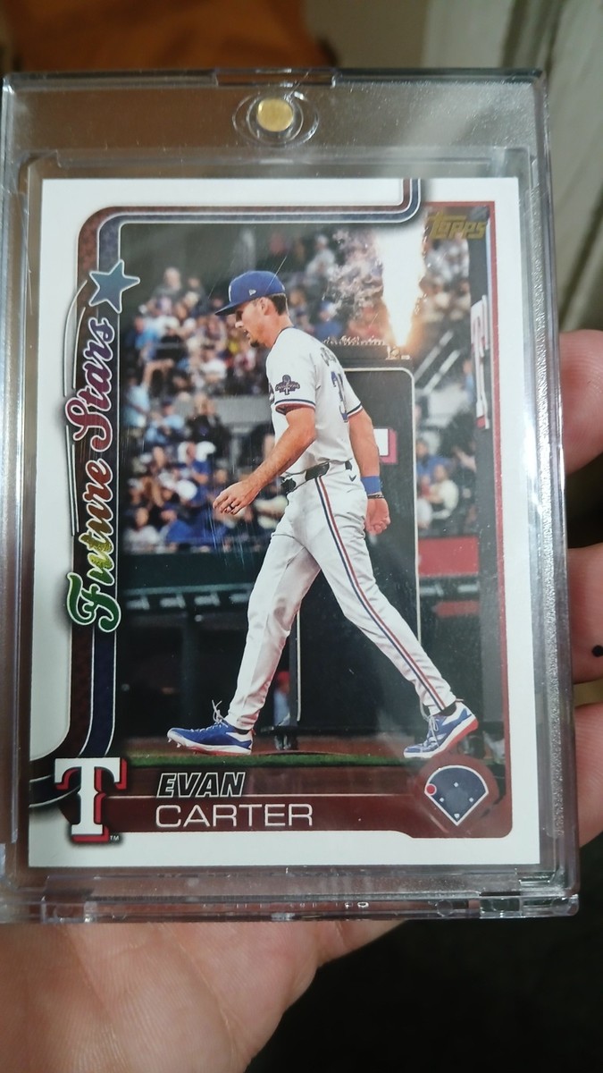TOPPS 以外　 EVAN CARTER Evan Carter 2025 Topps Holiday #H2 Texas Rangers Baseball Card | eBay
