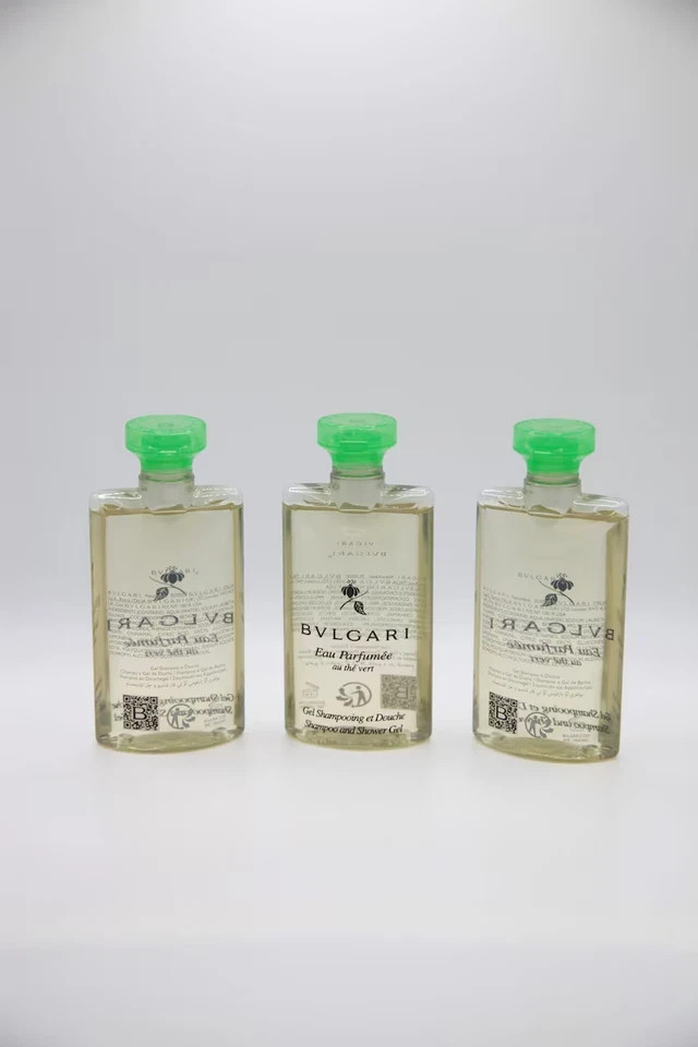 BVLGARI au th&eacute; Vert (Green Tea) Shower Gel - 2.5 Fl oz / 75mL Pack Of 3 NEW