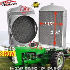 3-row Tractor Radiator For Oliver 1550,1555,1650,1600,1655 163273a 163342as Us