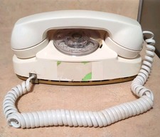 Vintage Bell System Cream Princess Rotary Dial Telephone