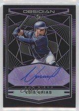 2019 Chronicles Obsidian Electric Etch Purple Prizm 40/99 Luis Urias Auto 8k4