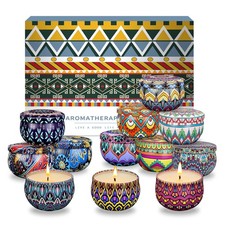 Scented Candle Gift Set, 12 Pack, 300 Hour Long Lasting Soy Wax Fragrance Set...