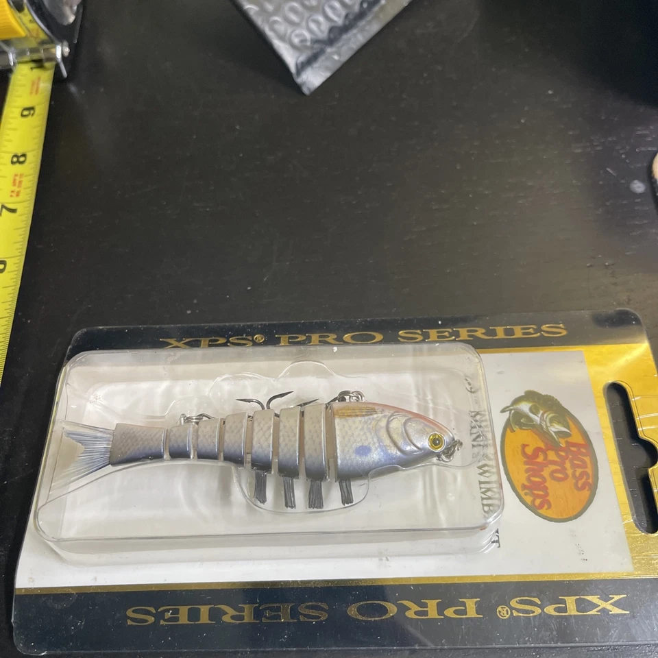 Мини плавучие наживки Bass Pro Shops XPS Pro Series Z-9 MZ9R-67 зеленые Shad 4 дюйма 1,7 унции новые в коробке - Изображение 2 из 4