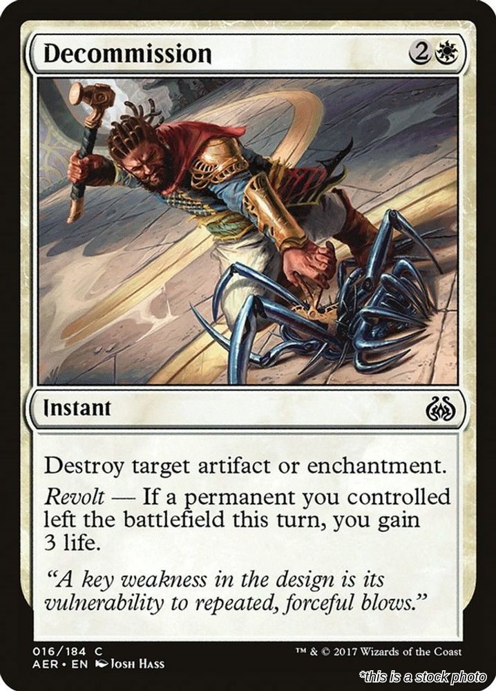 Magic Decommission 16 NM Aether Revolt AER
