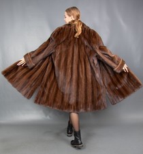 18947D GORGEOUS REAL MINK COAT LUXURY FUR JAC...
