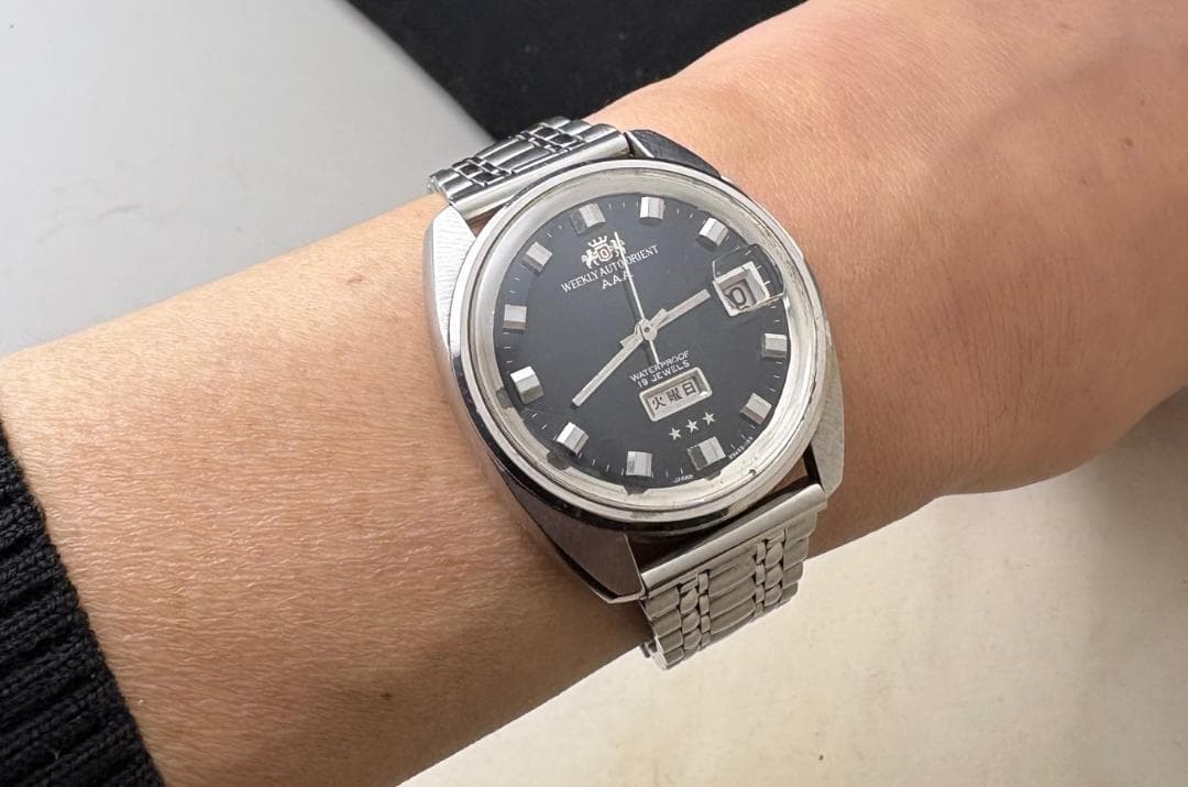 Vintage Orient Weekly Auto AAA Automatic Watch 19… - image 2