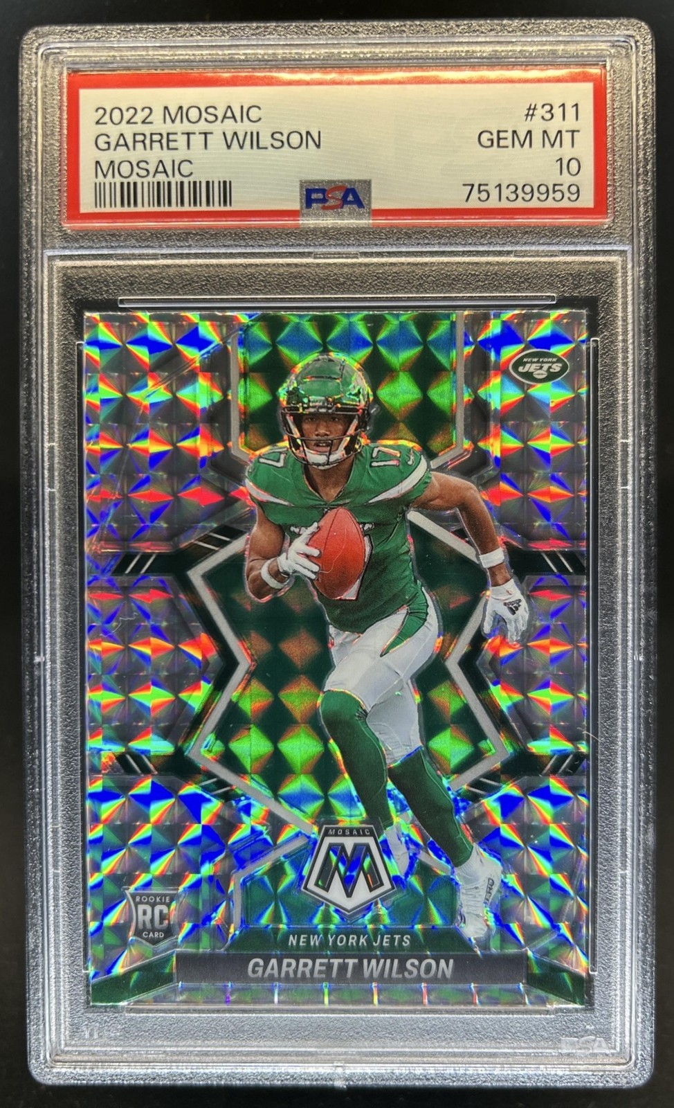 Garrett Wilson Panini Mosaic #311 Base