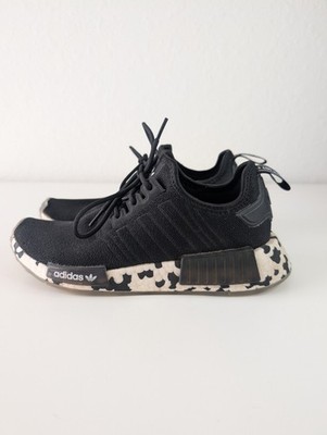 Adidas NMD R1 Sneakers Mens 6.5 Black Color Splash Running Shoes
