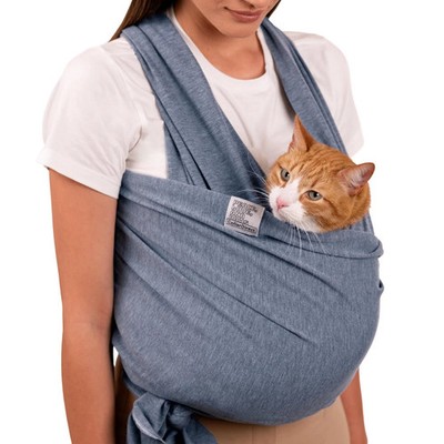 Cat Sling Carrier for Small Pets   Anti-Anxiety Cat Sling, Kitten Pouch   Pet...
