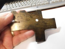 Rare brass railroad measuring tool CMSTP & PRR very old