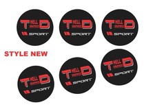 6 Pieces 2.5 Trd Vinyl Decal Stickers Center Wheel Vinyl Decals