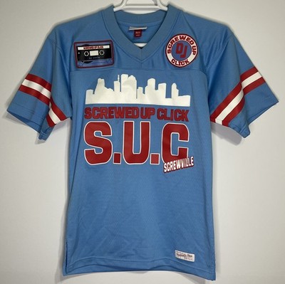 Urban Style Jersey Mitchell & Ness Screwed Up Click Baby Blue Size SMALL  Shirt 