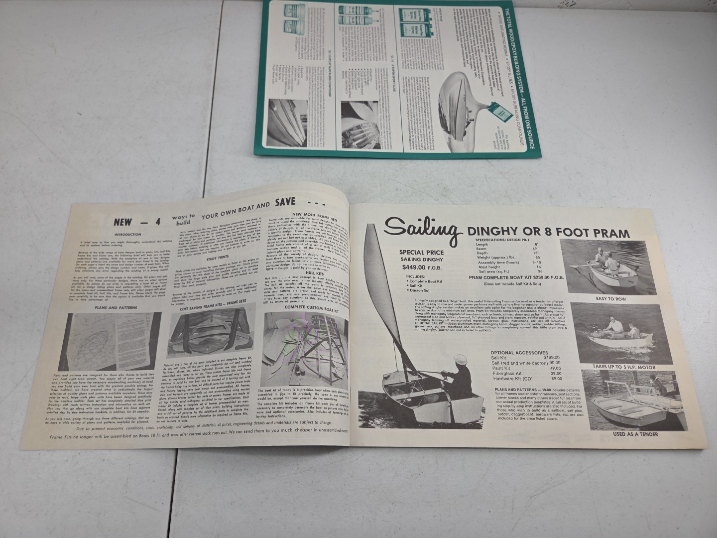 Vtg 1985 Clark Craft Boat Builders Guide Supplies Hardware Sail Boats Cruisers