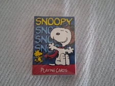 Vintage Hoyle Snoopy Playing Cards Model #6840 Made In USA Wrapped In Plastic 