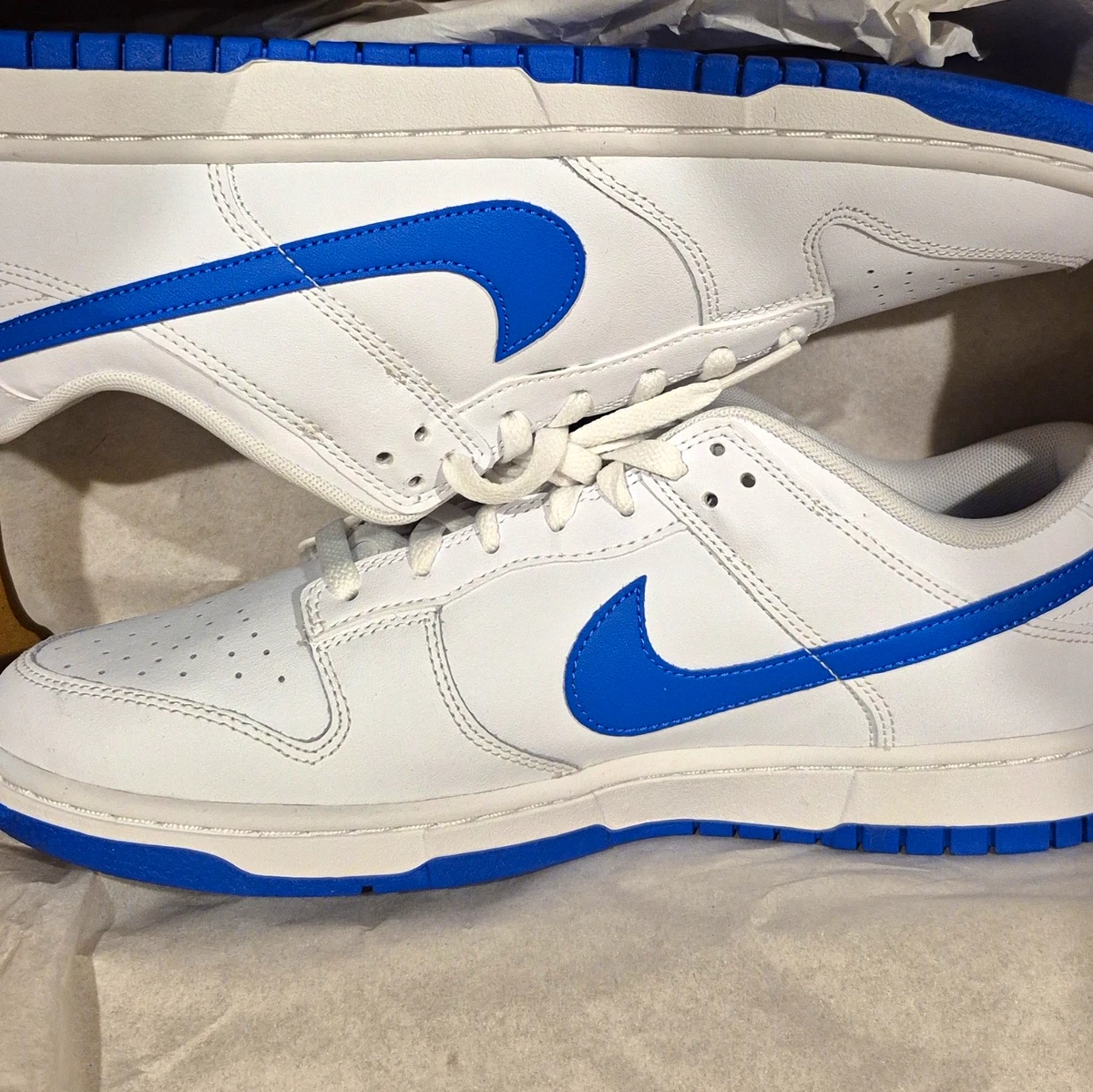Las mejores ofertas en Nike Dunk Low White Hyper Royal | eBay