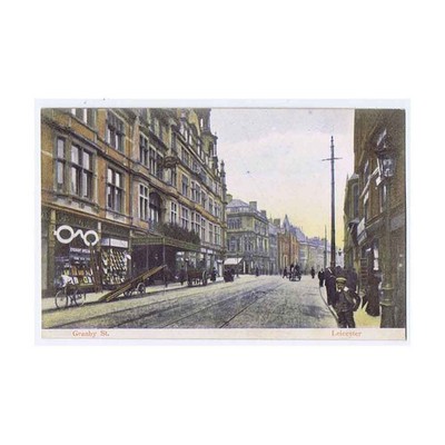 LEICESTER Granby Street, unbenutzte Postkarte von Milton, Artlette Serie Nr. 120