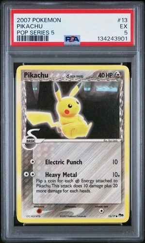 2007 Pokemon Pop Series 5 #13 Pikachu Pop Series 5 PSA 5