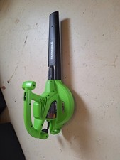 Greenworks 24022 Electric Leaf Blower 12-Amp Corded with 2 Speeds