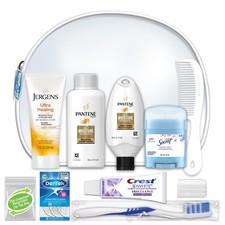 Women's Deluxe 10 Piece Kit with Travel Size TSA Compliant Essentials Featuri...