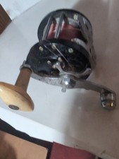 Vintage Ocean City No 185 Bait Casting Fishing Reel Made in USA Cabin Decor