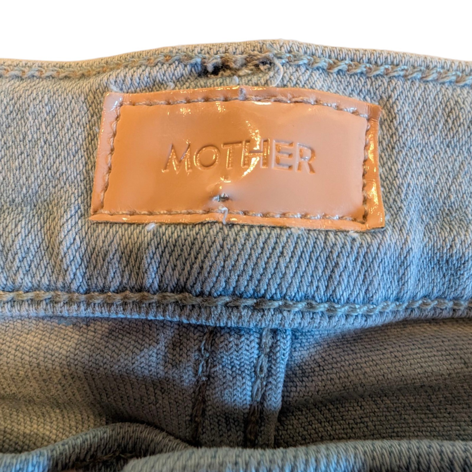 Mother Denim The Wrapper Patch Springy Ankle Jean… - image 6