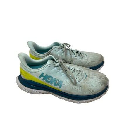 Hoka Mach 4 Running Shoes Blue Glass Evening Primrose Men's Size 12D