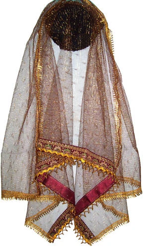 Veil Belly Dance Scarf Neckerchief Boho Troup Wedding Fabric Saree Dress