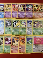 Pokemon Gym Challenge 1st Edition - Choose Your Card! 2000 Vintage WoTC -  NM/LP