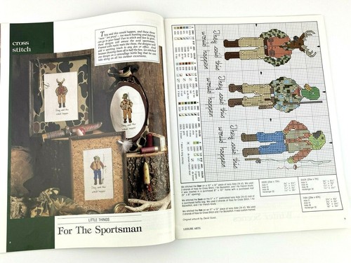 Leisure Arts The Magazine October 1988 Southwest Crafts CrossStitch Crochet Knit - Imagen 4 de 12