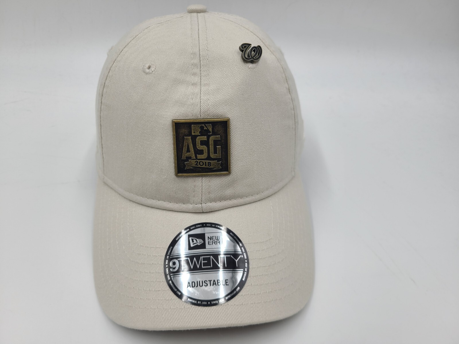 2018 MLB All Star Game Metal Logo New Era 9Twenty Strapback Adjustable Hat Cap