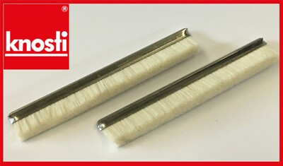 original KNOSTI Disco-Antistat Ersatzbürsten 2er-Set Ziegenhaarbürsten NEU