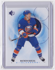 2020-21 UD SP HOCKEY BLUE BASE PARALLEL MATHEW BARZAL #24 NEW YORK ISLANDERS