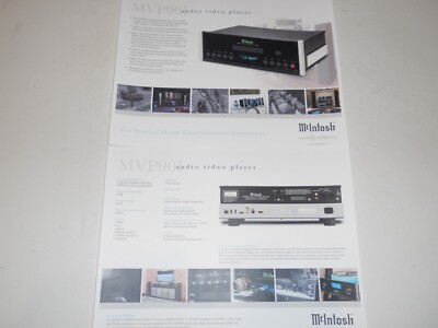 McIntosh MVP901 DVD A/V/SACD/CD Brochure, 2 pg Specs+Articles+Info 2016