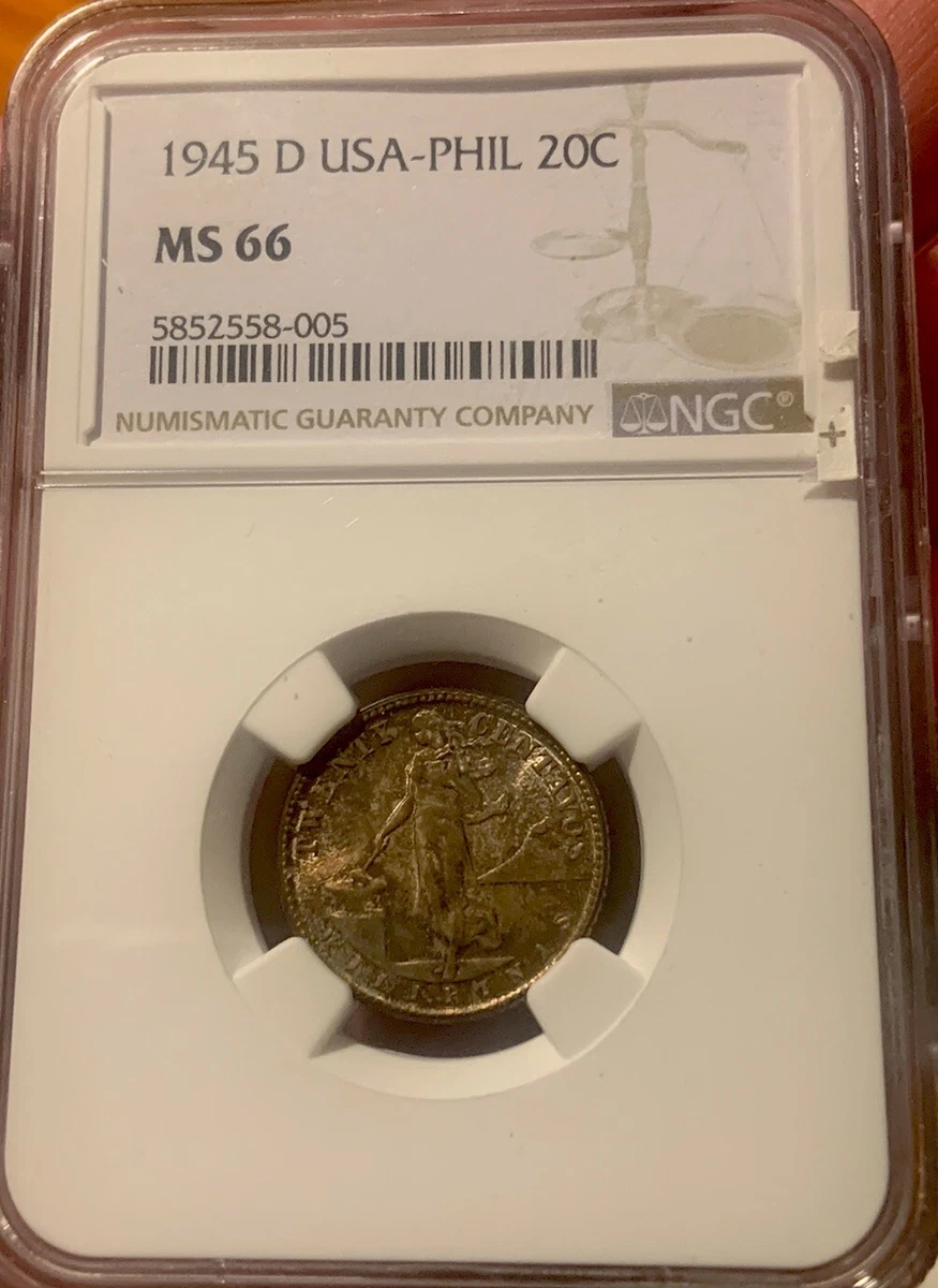 NGC 1945 Year Philippine Coins for sale | eBay