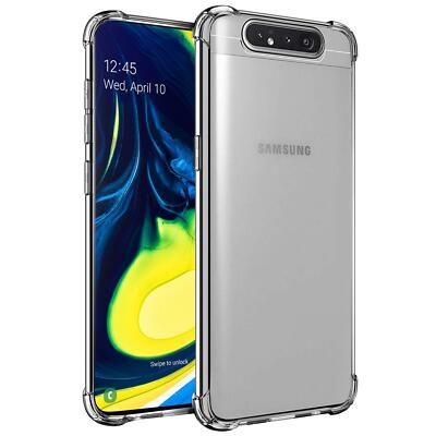 Hülle für Samsung Galaxy A80 Schutzhülle Anti Shock Handy Case Transparent Cover