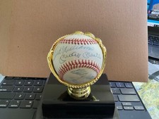HOF 500 Homerun Club 11 Signatures Williams, Mantle, Mays etal.
