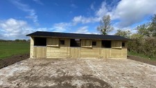 10ft x 30ft Horse Wooden Stables Block Animal  Static or Mobile