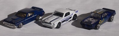 1:64 69er Cougar Eliminator, 65er Mustang, 67er Pontiac Firebird   Hot Wheels