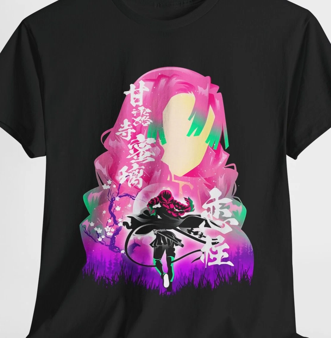 Mitsuri Kanroji, Kimetsu no Yaiba, Demon Slayer, Shirts for women, Graphic Tee