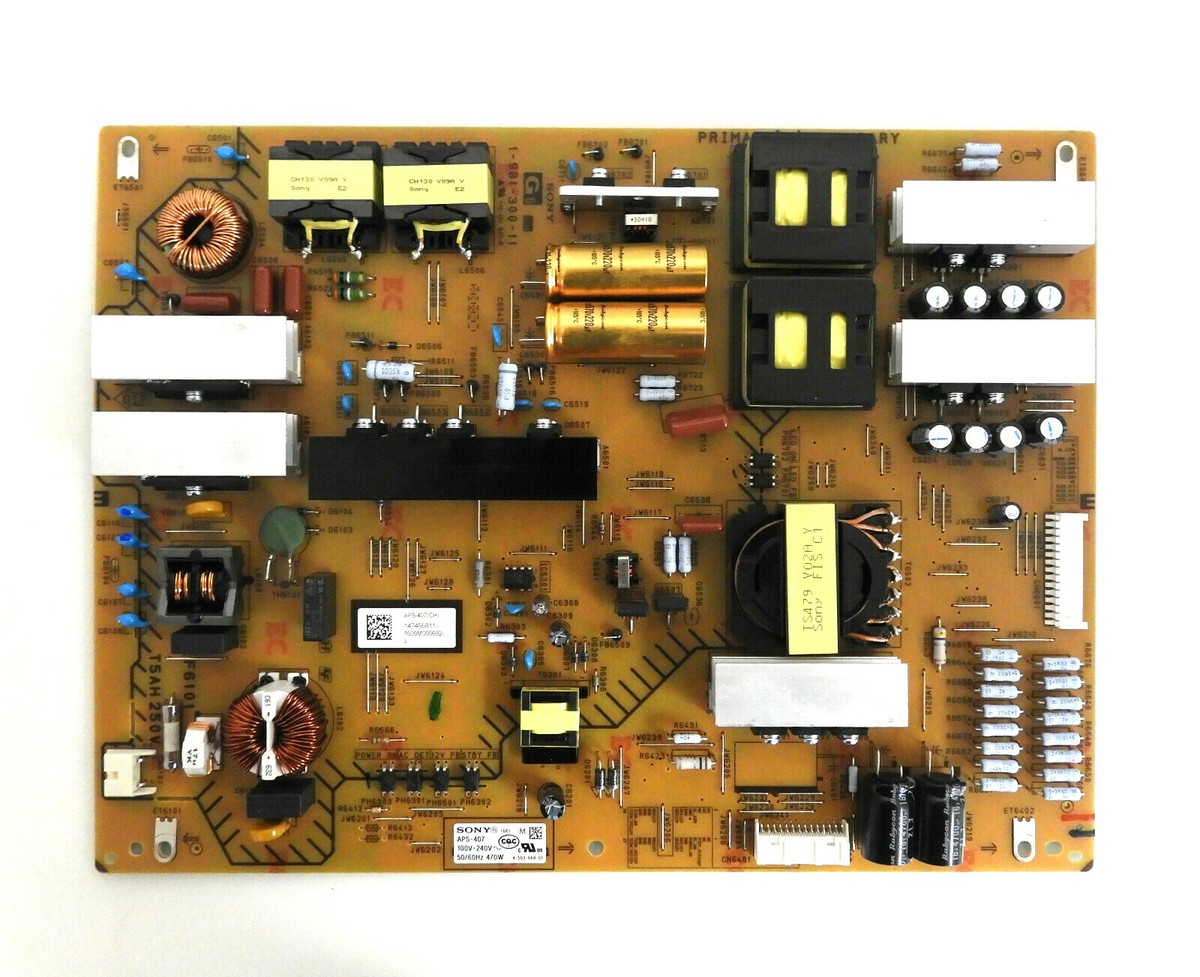 Carte D'alimentation Sony XBR-65Z9D G6 – 1-474-668-11 – Ouvert Jamais Utilisé