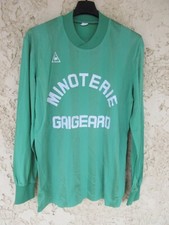 MAILLOT ADIDAS VINTAGE porté n°10 maglia TREFOIL 70'S shirt trikot L/S coton L EUR 49,90 - FR